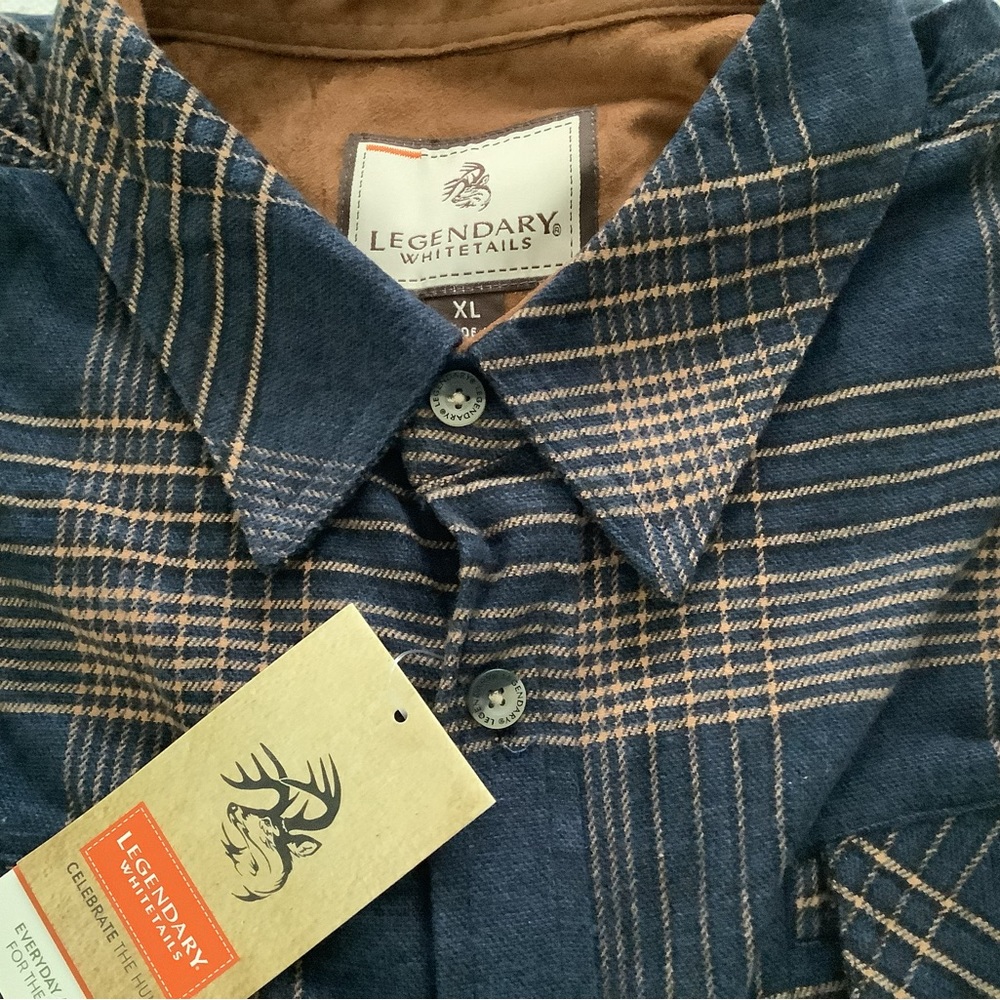 Legendary men’s flannel shirt XL new